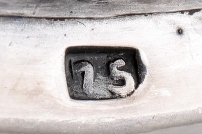 Lot 193 - A pair of early 20th century Anglo – Indian silver posy vases, Bombay circa 1930