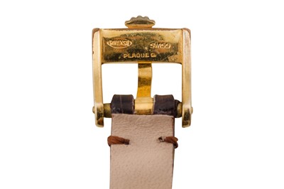 Lot 262 - A LADY'S GOLD ROLEX PRECISION DRESS WATCH
