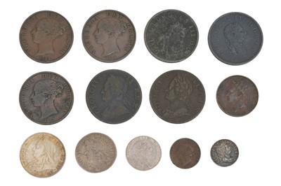 Lot 131 - A GROUP OF BRITISH MILLED COINAGE