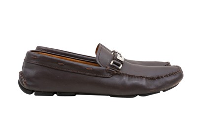 Lot 75 - Prada Men's Brown Driving Loafer - Size 42.5