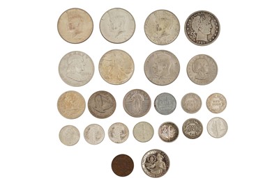 Lot 132 - USA, A COLLECTION OF 23X 19TH CENTURY COINS