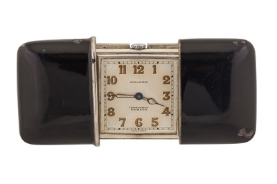 Lot 274 - A MOVADO ERMETO TRAVEL/PURSE WATCH