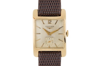 Lot 237 - A MEN'S LONGINES DRESS WATCH