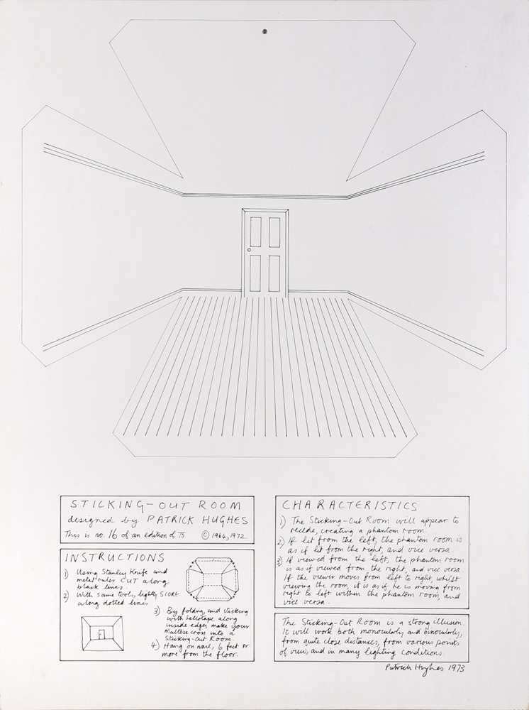Lot 352 - PATRICK HUGHES (BRITISH B.1939)