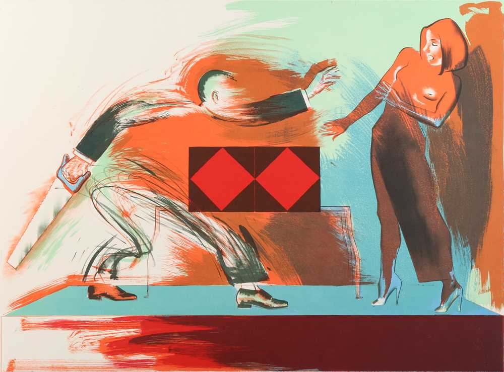 Lot 351 - ALLEN JONES RA (BRITISH B.1937)