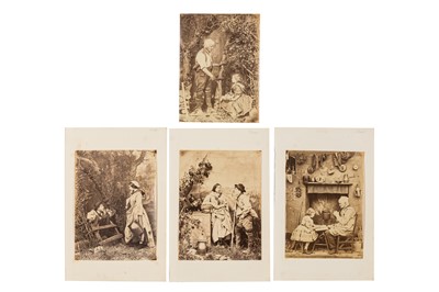 Lot 28 - GENRE STUDIES, 1860s-1870s