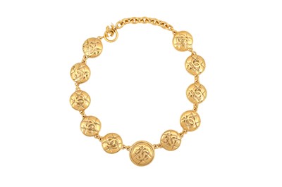 Lot 329 - Chanel CC Matalase Medalion Necklace