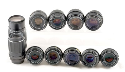 Lot 99 - Group of Pentax PK-A Lenses