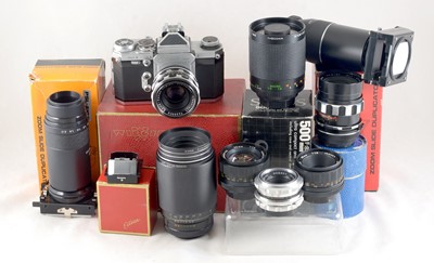 Lot 193 - A M42 Lens End Lot, inc Yashica f1.4 & f1.8 Lenses.