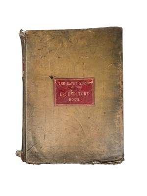 Lot 31 - The Savoy Hotel Limited, Expenditure Book, 1906 - 09