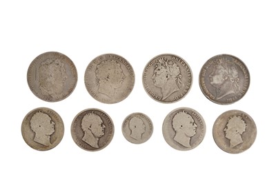 Lot 138 - A MISCELLANY OF SILVER MILLED COINAGE (GEORGE III - WILLIAM IV)