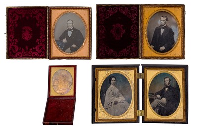 Lot 9 - A Selection of Cased Images c.1850s