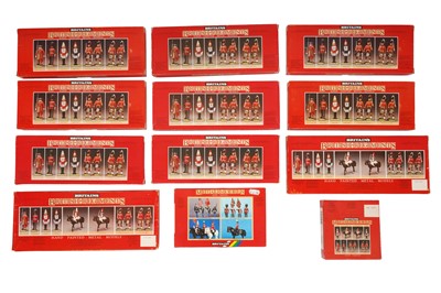 Lot 342 - A GROUP OF TWEVLE BOXED SETS OF BRITAINS SOLDIERS