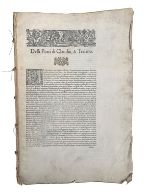 Lot 1 - Barozzi (Giacomo da Vignola)