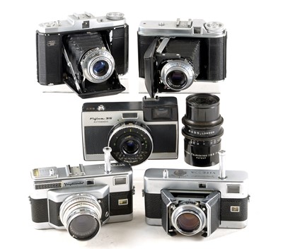 Lot 128 - Voigtlander Vitessa & Vitessa L & Other Cameras.