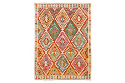 Lot 4 - A FINE TURKISH DESIGN KILIM