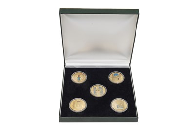 Lot 119 - 2007 TREASURES OF TUTANKHAMUN GOLD PLATED SILVER SET