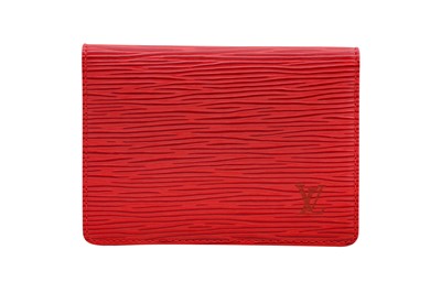 Lot 45 - Louis Vuitton Red Epi Card Holder