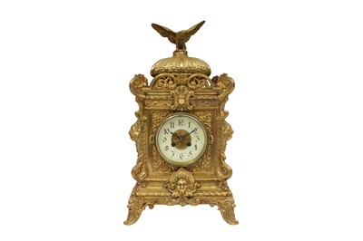 Lot 438 - A LARGE 19TH CENTURY MANTLE CLOCK