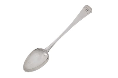 Lot 422 - A scarce George IV sterling silver basting spoon, London 1823 by Jonathon Hayne