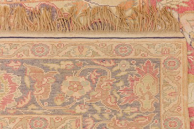 Lot 275 - AN ANTIQUE SILK PANDERMA LARGE RUG, TURKEY