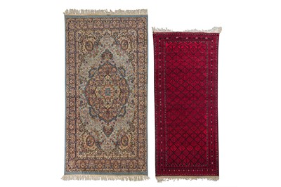 Lot 270 - A BALOUCH RUG AND INDIAN RUG