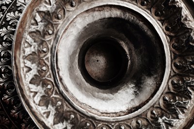 Lot 199 - An early 20th century Anglo - Indian unmarked silver footed bowl, Madras dated 1908