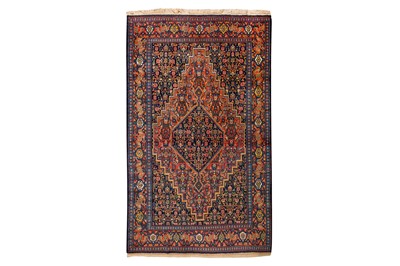 Lot 7 - AN ANTIQUE SENNEH RUG, WEST PERSIA