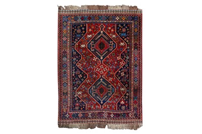 Lot 287 - AN ANTIQUE QASHQAI RUG, SOUTH-WEST PERSIA