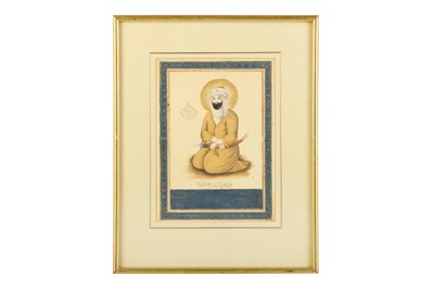 Lot 147 - A DEVOTIONAL PORTRAIT OF 'ALI