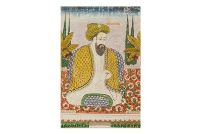 Lot 144 - PORTRAIT OF HAZRAT KHWAJA QUTBUDDIN BAKHTIAR KAKI (1173-1235)