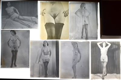 Lot 247 - Vintage Glamour Nudes Glass Positives.