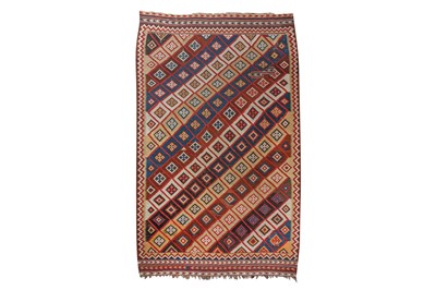 Lot 282 - AN ANTIQUE QASHQAI KILIM, SOUTH-WEST PERSIA