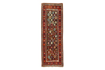 Lot 34 - AN ANTIQUE SOUTH CAUCASIAN RUNNER