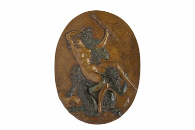 Lot 432 - A 19TH CENTURY BRONZE RELIEF AFTER CLAUDE MICHEL CLODION (1738-1814)