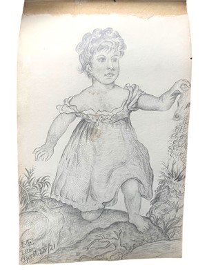 Lot 44 - Sketch album: Edmonds (Mary) 1810s-20s.