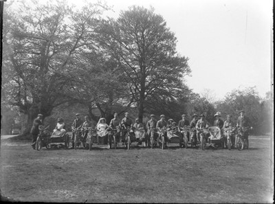 Lot 227 - A Small selection of Glass Negatives, Cycling & Motorcycling Interest.