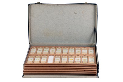 Lot 82 - A Large Storage Case of Botanical Microscope Slides marked "Microscopical Preparations".