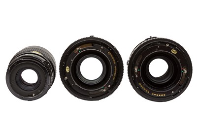 Lot 136 - A Selection of Mamiya Sekor Medium Format Lenses