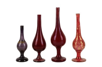 Lot 10 - A GROUP OF FOUR BEYKOZ GLASS