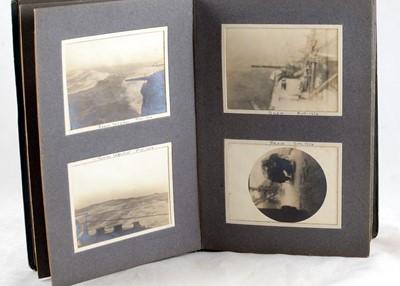 Lot 229 - An Interesting Edwardian Photo Album, inc Naval Interest.