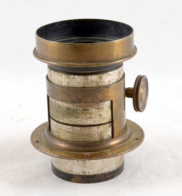 Lot 171 - A Burke & James & a Ross Brass Lens.