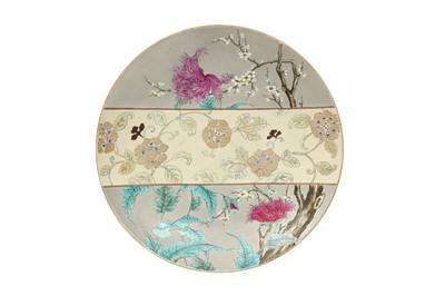 Lot 830 - A LARGE JAPANESE ARITA 'BLOSSOMS' CHARGER