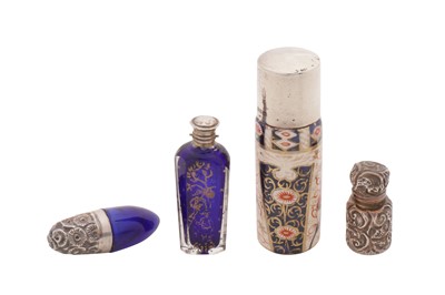 Lot 237 - A late 19th century French silver mounted scent bottle, Paris circa 1870 by Paul Bié (active 1866-90)