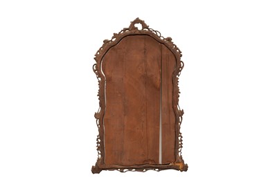 Lot 308 - A PAIR OF GEORGE III PERIOD GILTWOOD MIRRORS, THIRD QUARTER 18TH CENTURY