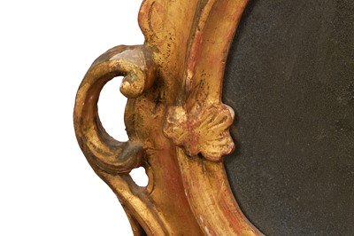 Lot 308 - A PAIR OF GEORGE III PERIOD GILTWOOD MIRRORS, THIRD QUARTER 18TH CENTURY