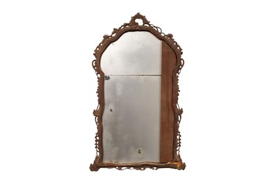 Lot 308 - A PAIR OF GEORGE III PERIOD GILTWOOD MIRRORS, THIRD QUARTER 18TH CENTURY