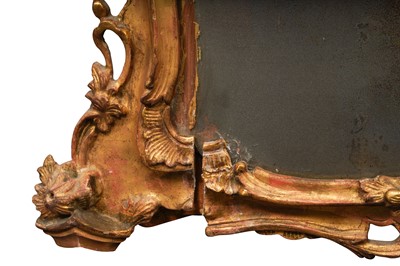 Lot 308 - A PAIR OF GEORGE III PERIOD GILTWOOD MIRRORS, THIRD QUARTER 18TH CENTURY