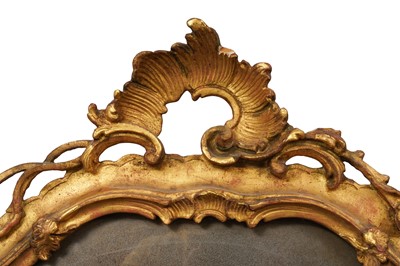 Lot 308 - A PAIR OF GEORGE III PERIOD GILTWOOD MIRRORS, THIRD QUARTER 18TH CENTURY