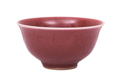 Lot 601 - A CHINESE MONOCHROME COPPER-RED BOWL